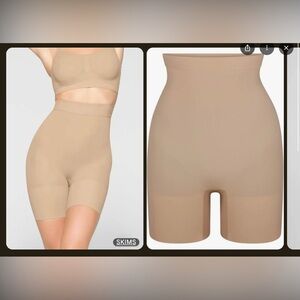 NWOT SKIMS High-Waisted Shape-wear Shorts
